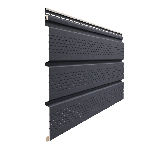Софит Docke Premium, T4 с полной перфорацией, графит