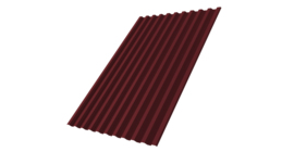 Профнастил С21 R 0,5 Satin RAL 3005 красное вино