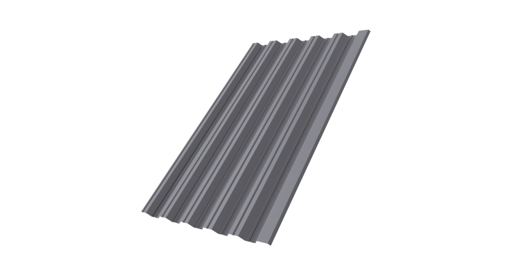 Профнастил HC35R 0,7 PE RAL 7004 сигнальный серый