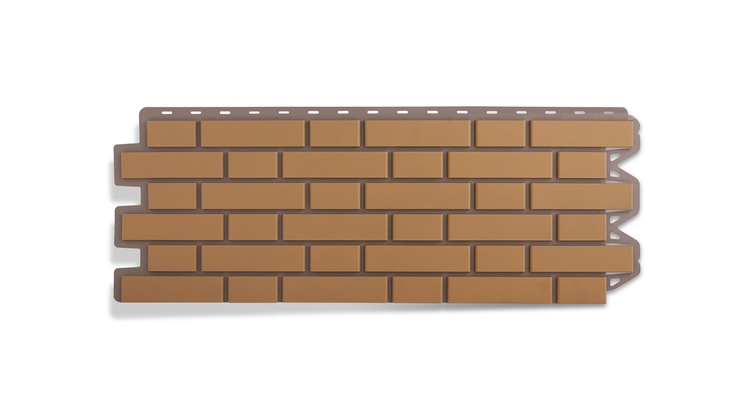 Панель Кирпич клинкерный БЕЖЕВЫЙ 1,13*0,42 м. (уп-к 10 шт.)