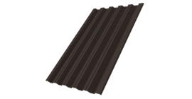 Профнастил HC35R GL 0,5 PurLite Мatt RR 32 темно-коричневый
