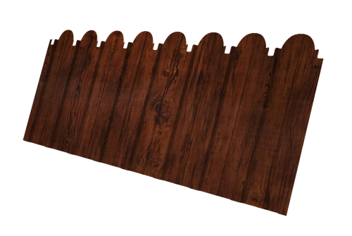 Профнастил С10A фигурный 0,45 Print Elite Cherry Wood TwinColor