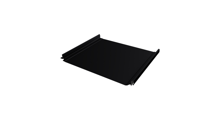 Кликфальц Pro Grand Line 0,5 Satin с пленкой на замках RAL 9005 черный