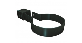 Хомут трубы Kliker ПВХ Grand Line Premium зеленый (инд.упак.) (RAL 6005)