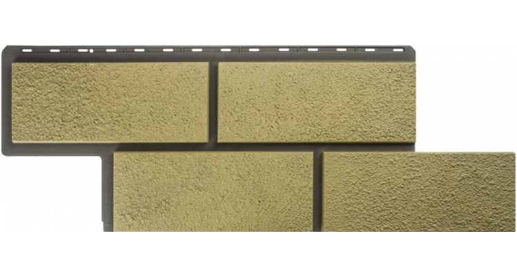 Панель Камень Неаполитанский Песчаный 1000х430х20 мм (уп. 10шт.)