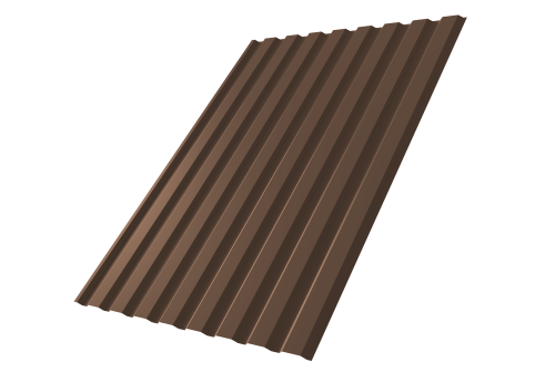 Профнастил С20А 0.5 Satin RAL 8017 шоколад