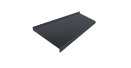 Отлив простой 200 0,45 Drap RAL 7024 мокрый асфальт (3м)