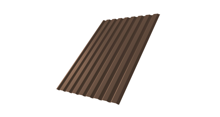 Профнастил С20A 0.5 Drap TX RAL 8017 шоколад