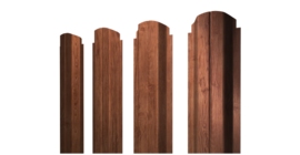 Штакетник П-образный А фигурный 0,45 Print Premium Rowan Fresh TwinColor