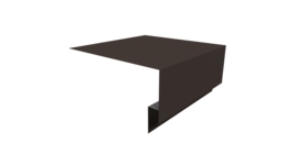 Планка околооконная сложная Блок-хаус new 200х75х27 0,5 Drap TX RR 32 темно-коричневый (2м)