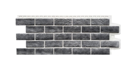Фасадная панель GL Состаренный кирпич Design Plus гранит с белым швом