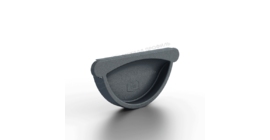 Заглушка желоба Металл Профиль Foramina Freeze D125 Grey