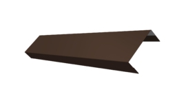 Ламель лицевая 50 забора жалюзи Texas 0.5 Satin с пленкой RAL 8017 шоколад