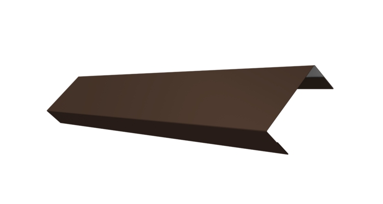 Ламель обратная 50 забора жалюзи Texas 0.5 Satin Matt TX RAL 8017 шоколад