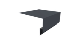 Планка околооконная сложная Экобрус Grand Line 200х75х25 0,45 Drap TR RAL 7024 мокрый асфальт (2м)