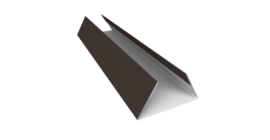 Планка стыковочная составная нижняя 0,45 Drap ST RR 32 темно-коричневый (2м)