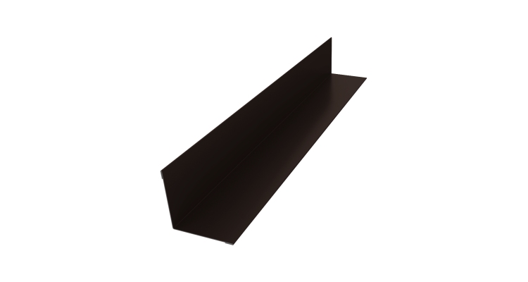 Угол внутренний 30х30 0,5 Satin с пленкой RR 32 темно-коричневый (3м)