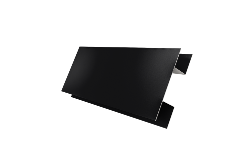 Планка H-образная стыковочная сложная 0,5 Drap TX RAL 9005 черный (3м)