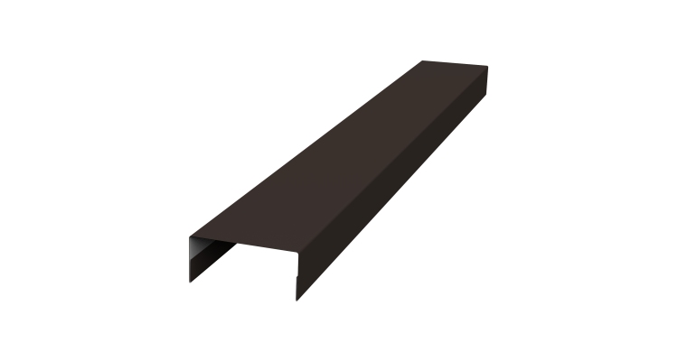 Крышка 30х20 жалюзи Texas 0,45 Drap ST RR 32 темно-коричневый (2,5м)