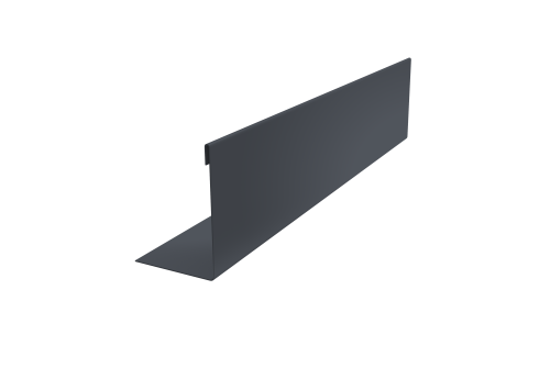 Нащельник 150 Texas 25х35 0,45 PE-Double RAL 7024 мокрый асфальт (L1,8)