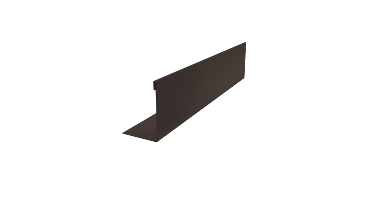 Нащельник 125 Texas 25х35 0,45 Drap-double TX RR 32 темно-коричневый (L1,5)