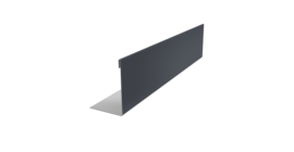 Нащельник 125 Texas 25х35 0,5 Satin RAL 7024 мокрый асфальт (L2,0)