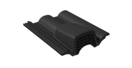 Вентиляционная черепица Braas Таунус черный