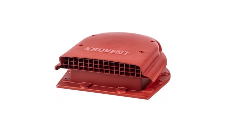 Вентиль кровельный Krovent KTV-Seam new красный