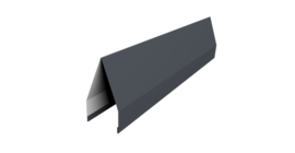 Ламель забора жалюзи Tokyo 0,45 PE с пленкой RAL 7024 мокрый асфальт