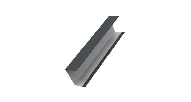 Крышка жалюзи Milan, Tokyo для калиток, ворот 0,45 Drap RAL 7024 мокрый асфальт (2м)