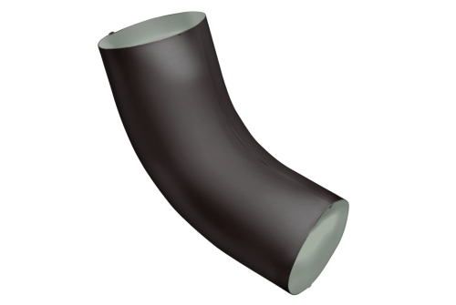 Колено 60 град GL PE Matt 90 мм RR 32 темно-коричневый