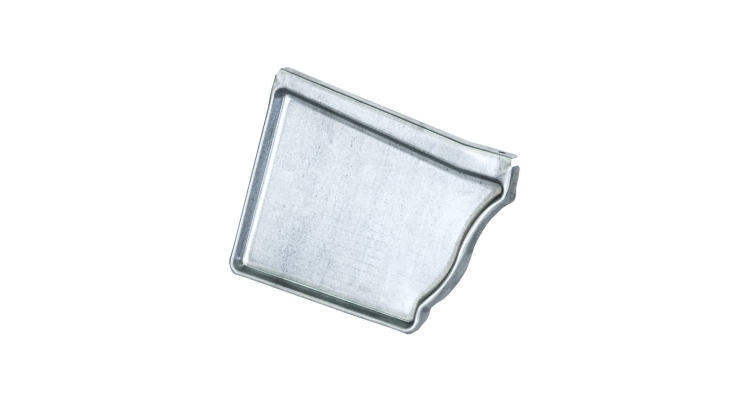 Заглушка левая Vortex 127 мм Zn